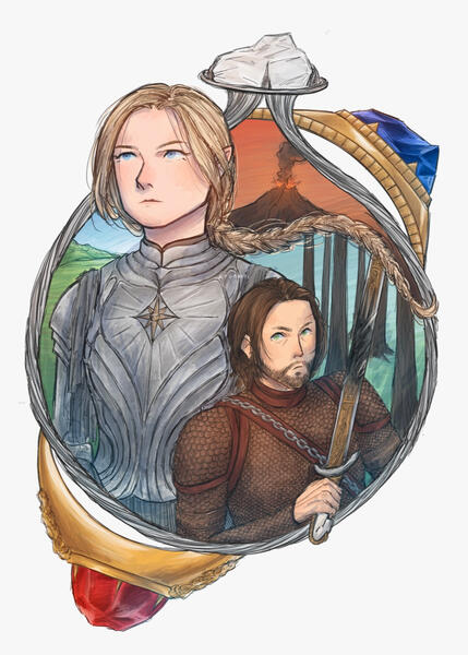 Fan Art Rings of Power (2023) by Ryganii